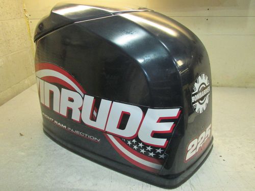 5004956 evinrude outboard ficht dark blue engine cover assembly