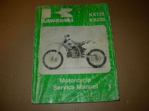 1994 kawasaki kx125 , kx250 motorcycle shop service manual