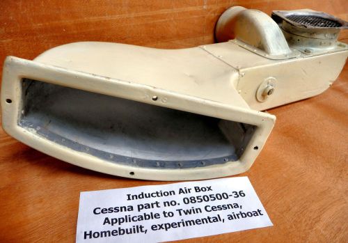 0850500-36 twin cessna induction airbox great for homebuilt experimental airboat