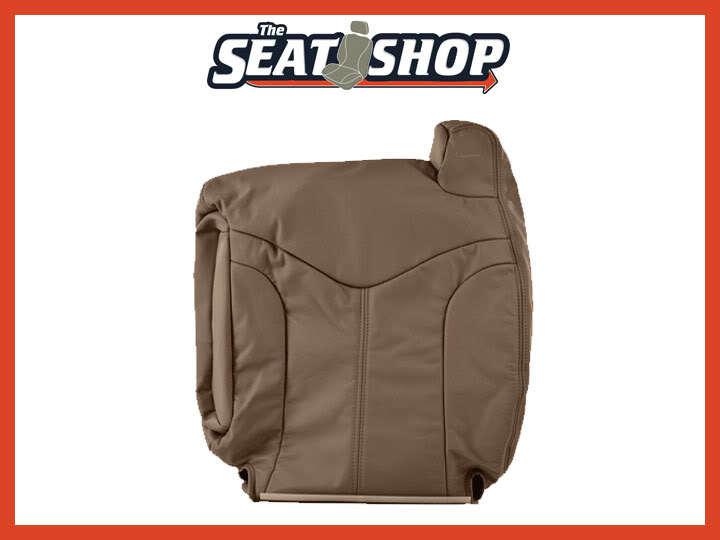00 01 02 gmc sierra med neutral leather seat cover lh top