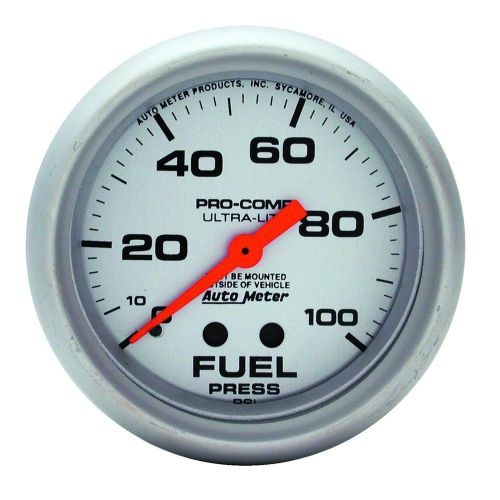 Auto meter 4412 ultra-lite; mechanical fuel pressure gauge
