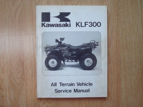1986-87 kawasaki klf300 all terrain vehicle service manual