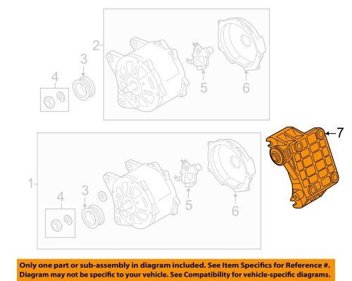 Vw volkswagen oem 13-15 touareg 3.0l-v6-alternator bracket 059903143aj