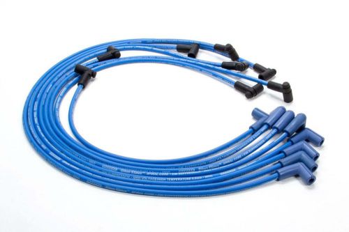 Moroso blue max spark plug wire set spiral core 8 mm blue sbc p/n 72520