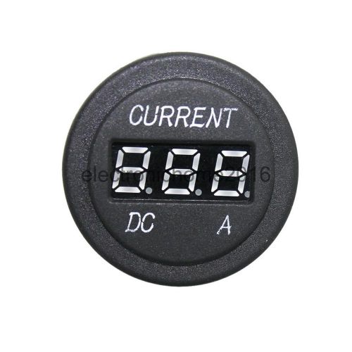 Car auto 12v/24v dc 1-10a red led display digital ammeter amp gauge meter