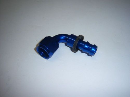 #6an  female swivel to 3/8 hose barb fuel adapter 90 degree