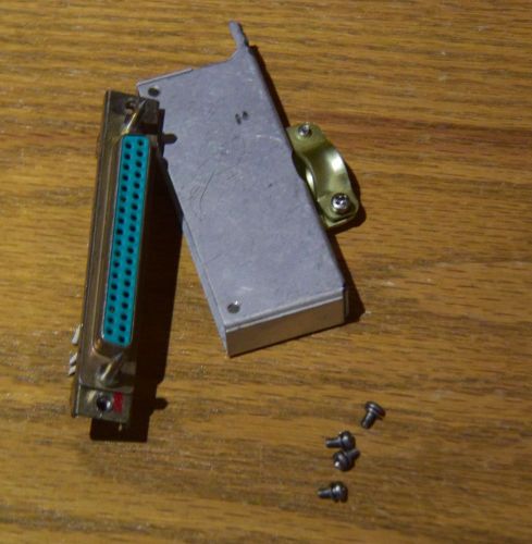 Positronic 37 pin connector, hood &amp; lock plate
