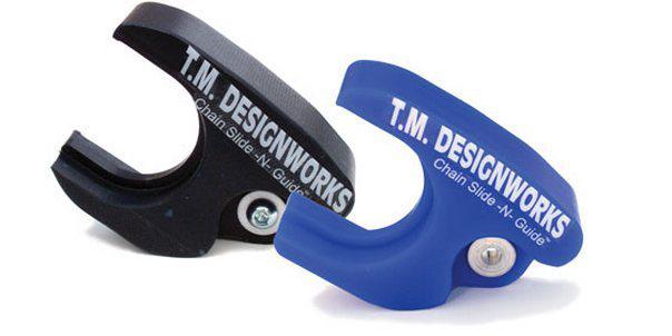Tm designworks swingarm protector blue for yamaha yfz450