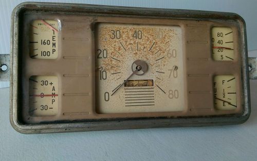 1941-1949 international ih kb truck speedometer gauges oil fuel amp temp 1947 48
