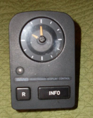 1994 saab 9000 oem analog clock &amp; electronic display control s951 3334-27190