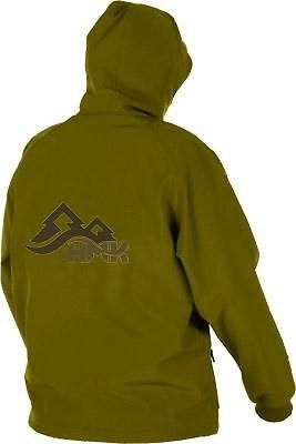 Hmk womens hooded tech shell olive large l hm7hdywvtl