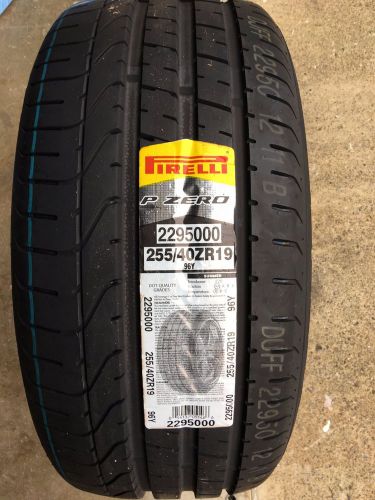 Pirelli pzero 255/40zr19 96y, brand new, two tires, dot 2015