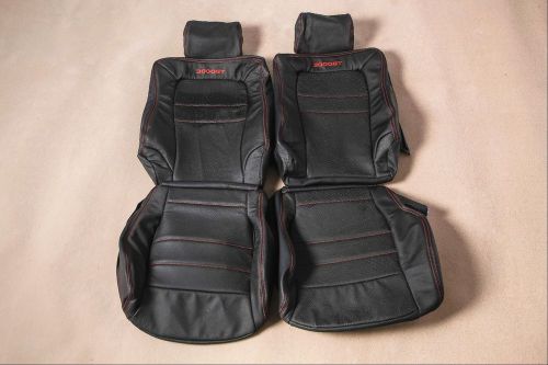 Leather seat covers for 90-99 mitsubishi 3000 gt stealth rt gto 3 color