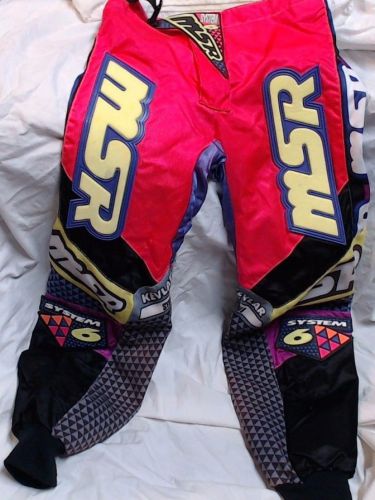 Msr system 6  motorcycle motocross dirt bike racing pants size 30