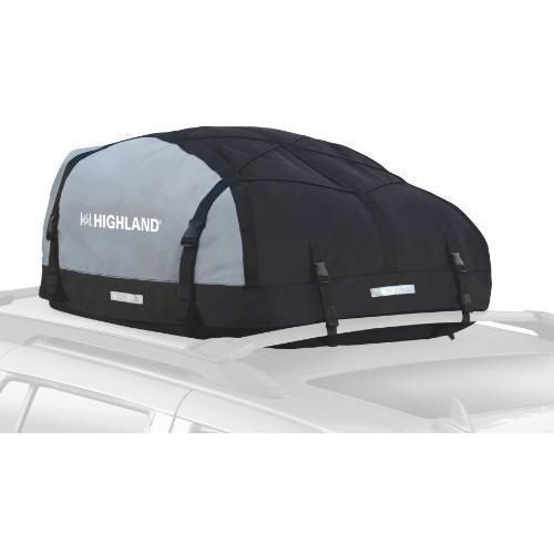 Highland 1039800 black/gray 10-15 cu.ft. expandable car top bag