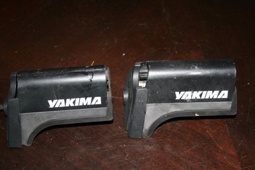 Pair yakima lowrider tower roof rack mounting kit feet with locks and key