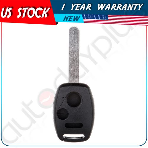 For honda 3 buttons keyless entry case replacement remote key fob shell no chip