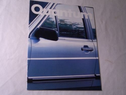1983 volkswagen vw quantum 20-page dealer sales brochure catalog