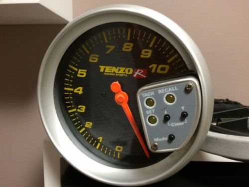 Tenzo r racing sports 10,000 rpm tachometer