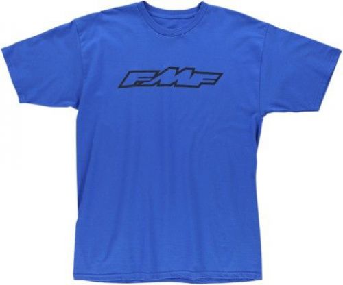 Fmf racing engine ready mens short sleeve t-shirt blue/black