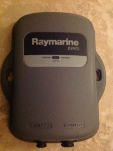 Raymarine dsm 25 sounder module with cable- used