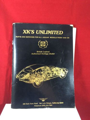 Xks unlimited catalog  parts &amp; service for all jaguar models from 1948-on