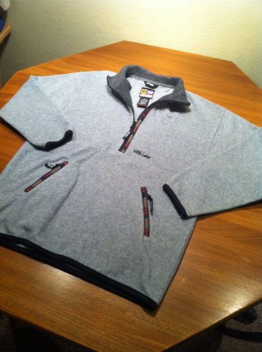 Ski doo rotax pullover vintage aztec pulls mens size small gray charcoal nice
