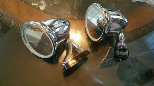 Side mirrors pair complete with fitting kit