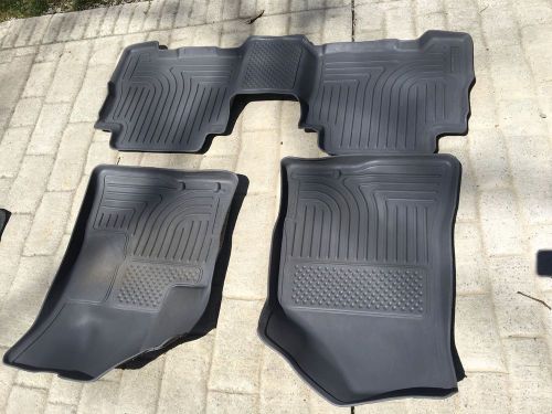 Husky liners weatherbeater front, back seats and cargo liner complete set