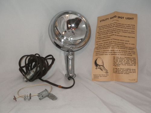 Antique vintage pathfinder model 750 auto utility spotlight lamp