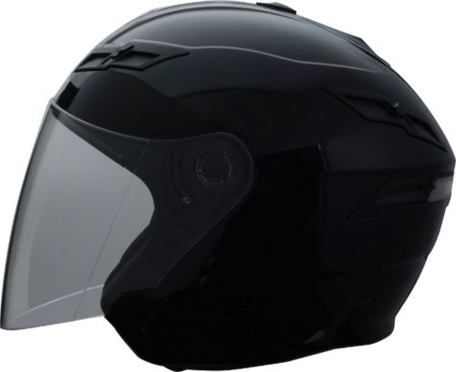 Gmax gm67s open face helmet black - 7 sizes