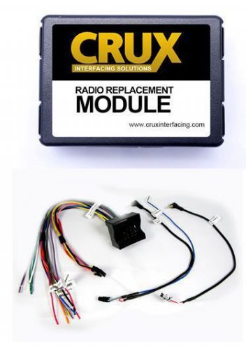 Crux swrvw-52 radio replacement module w/ swc retention for volkswagen vehicles