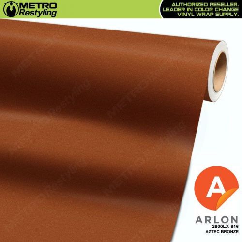 Arlon 2600lx-616 matte aztec bronze vinyl vehicle car wrap decal film sheet roll