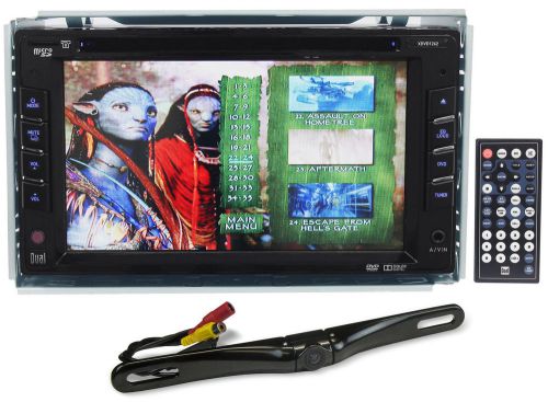 Dual xdvd1262 6.2&#034; 2-din car dvd player/receiver ipod/iphone, usb, sd+camera