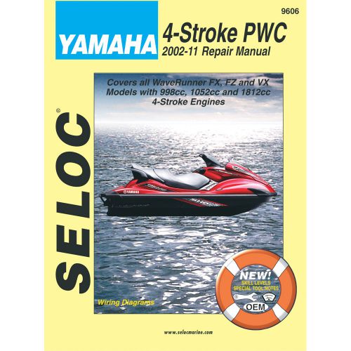 Seloc service manual yamaha all 4-stroke engines - 2002-2011 -9606