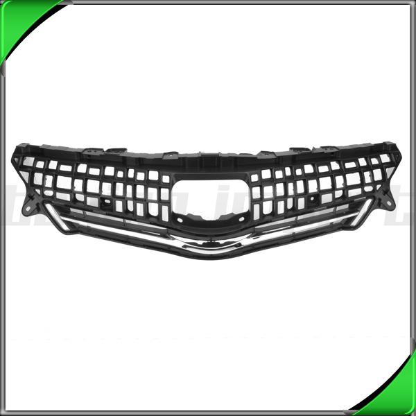New front grille black 2012-2013 toyota prius v to1200348 grill chrome molding