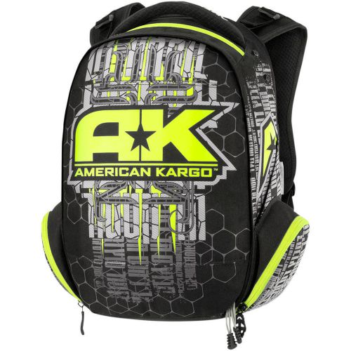 American kargo commuter backpack  hi-vis yellow