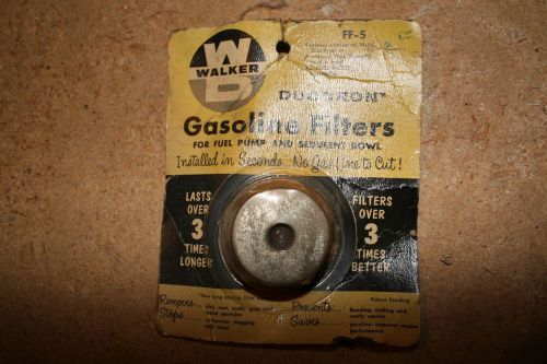 Vintage gasoline filter; walker ff5; for ac fuel filters