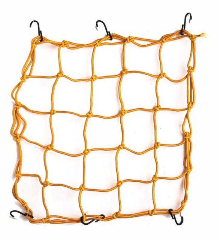  motorcycle cargo helmet web bungee cord packing net orange
