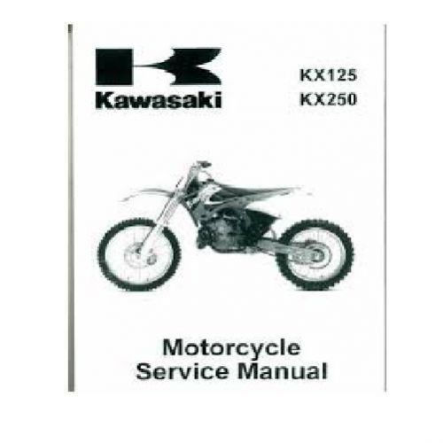 Kawasaki kx 125 250 oem service manual 2 stroke 94-98