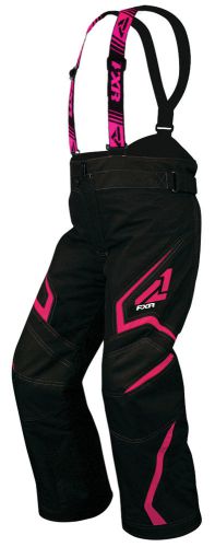 Fxr helix child snowmobile pants black/fuchsia 2