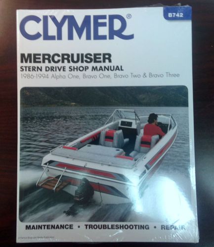 Clymer repair manual mercruiser 86-94 alpha bravo