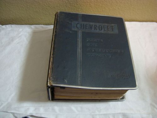 Vintage chevrolet product campaign bulletins, in parts book binder, 1970&#039;s