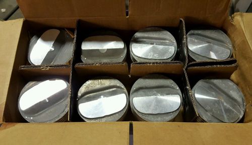 Speed pro chevy 350/5.7 forged dome coated pistons +60 set of 8 2304f