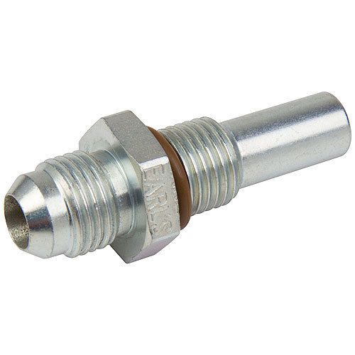 Earl&#039;s 961981 transmission fluid cooler fitting -06 an male 1/4 -18 npsm thread