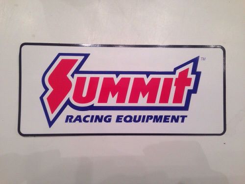Summit racing equipment decal sticker nhra drag racing ihra nascar