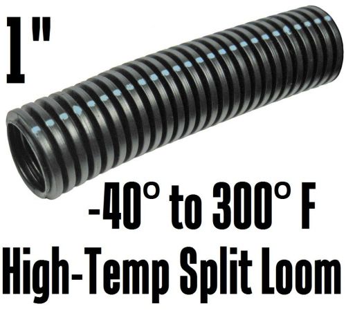 Automotive wiring insulation high-temp split loom -40° to 300° f 1&#034; inch 25 mm