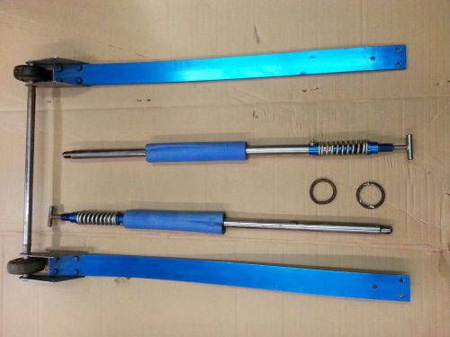 Competition engineering wheelie bar assembly (metallic blue)