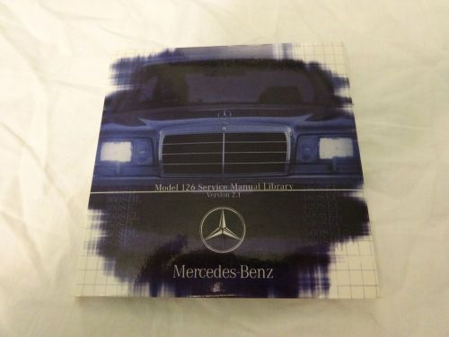 Mercedes benz model 126 service manual library double disk, version 2.1