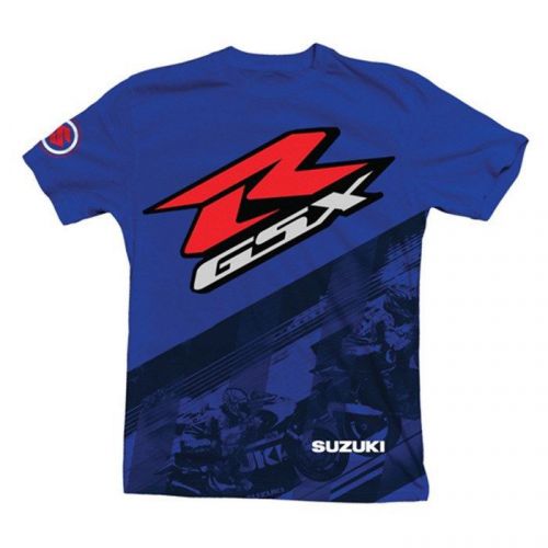 Suzuki gsx-r back straight t-shirt w/ logo - size x-large - brand new